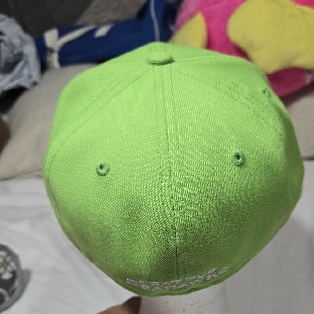 Seattle Seahawks New Era Kickoff Fitted Hat New Sz 6 7/8 - Picture 9 of 10